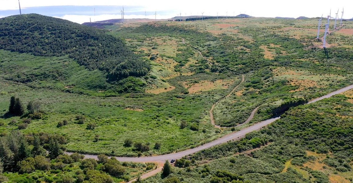A zona onde decorre a intervenção antes do incêndio.