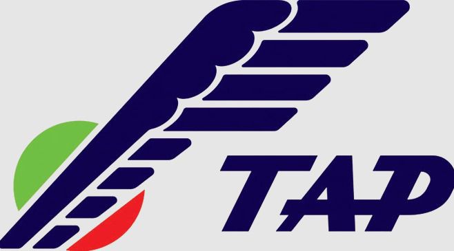 O primeiro logótipo da TAP.