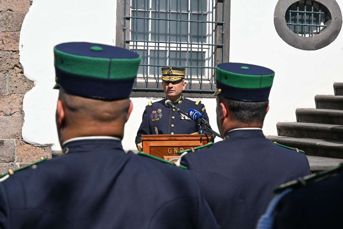 Rui Ribeiro Veloso, comandante-geral da GNR, participou na cerimónia comemorativa que hoje teve lugar.&nbsp;