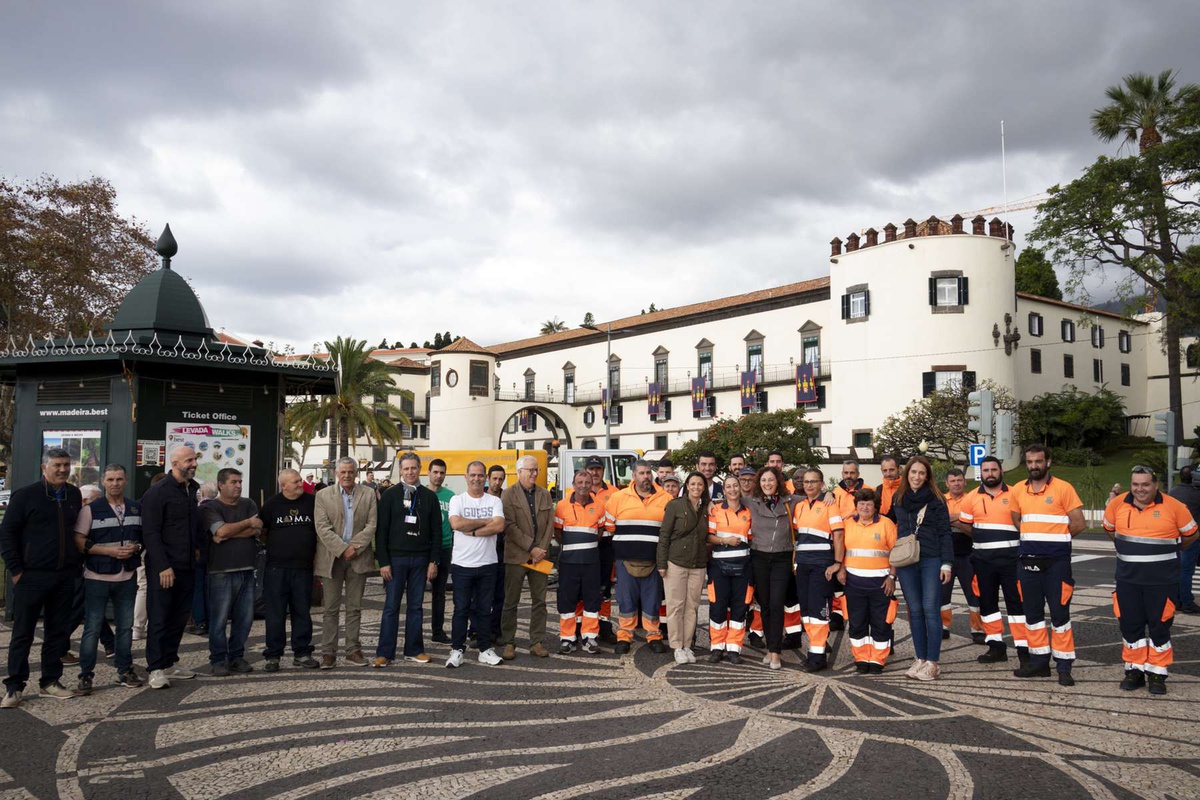 Conferência de imprensa decorreu no Cais da Cidade do Funchal.
