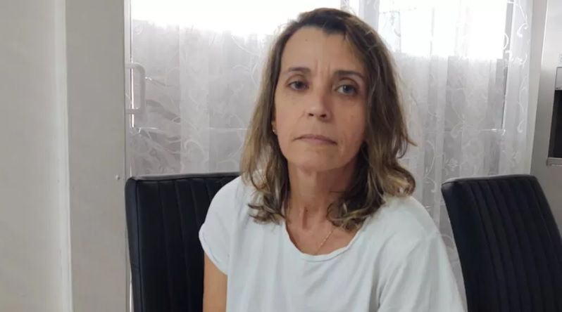 A condição física de Paula detriorou-se. Pesa agora 49 quilos. Foto BBC Jersey