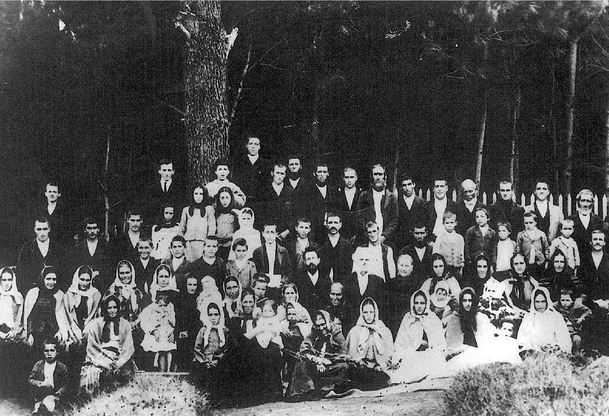 Uma das reuniões de seguidores de Robert Kalley.