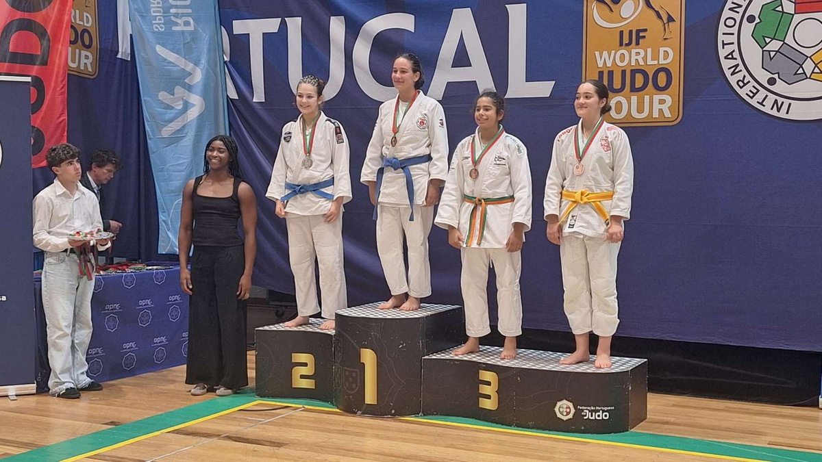 Sofia Antunes no 2.º lugar.