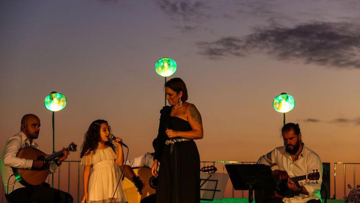 Sofia Ferreira e a filha, Maria Leonor.
