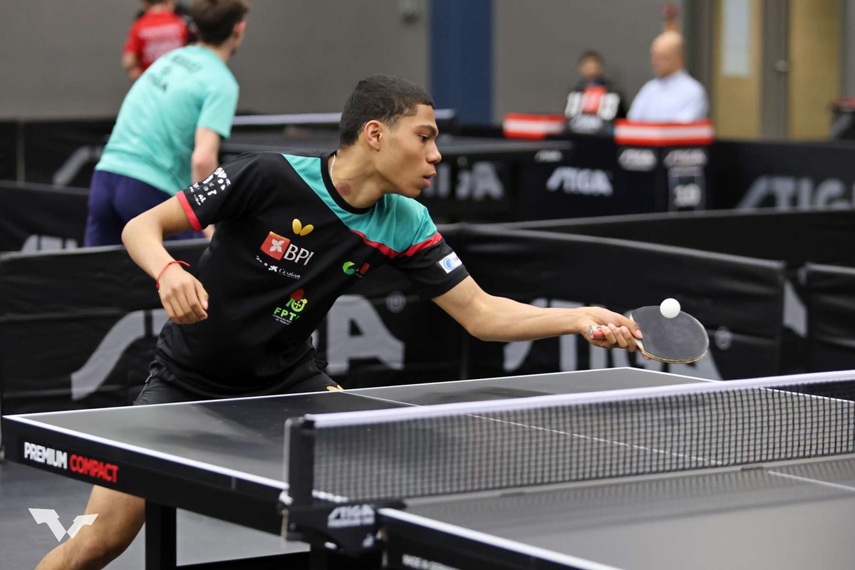 Tiago Abiodun ficou em 2.º lugar na prova de sub17 do WTT Youth Contender Spa