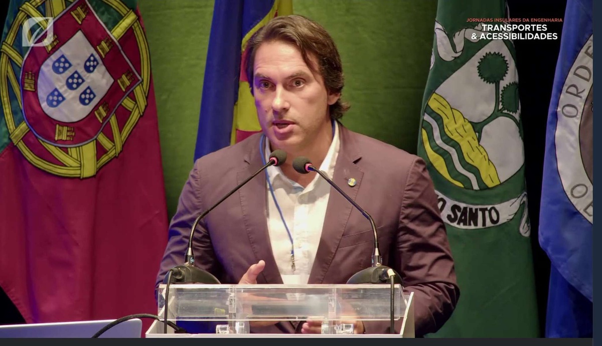 Pedro Fino está no Porto Santo para participar nas Jornadas Insulares da Engenharia.
