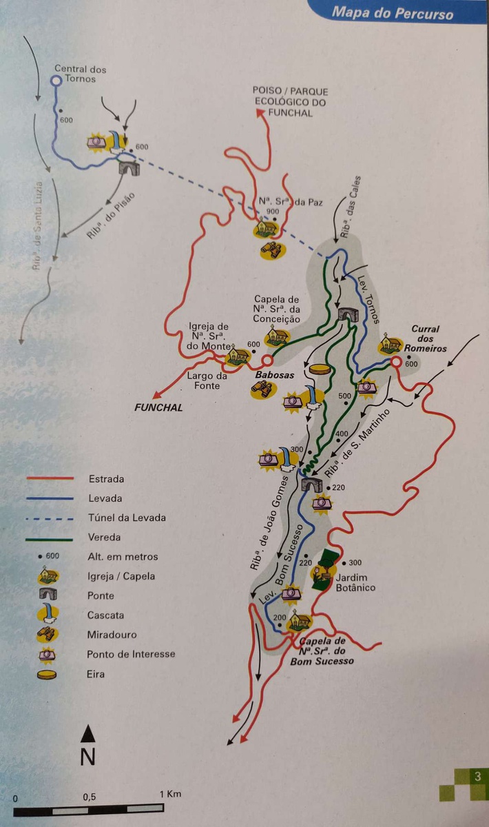 Mapa do percurso que incluía o denominado 'Corredor Verde'.&nbsp;