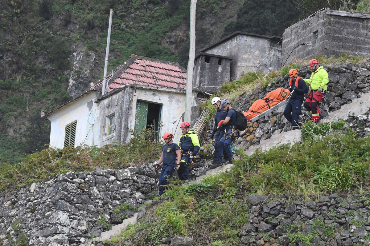 Recuperação do corpo da turista francesa Véronique Blond