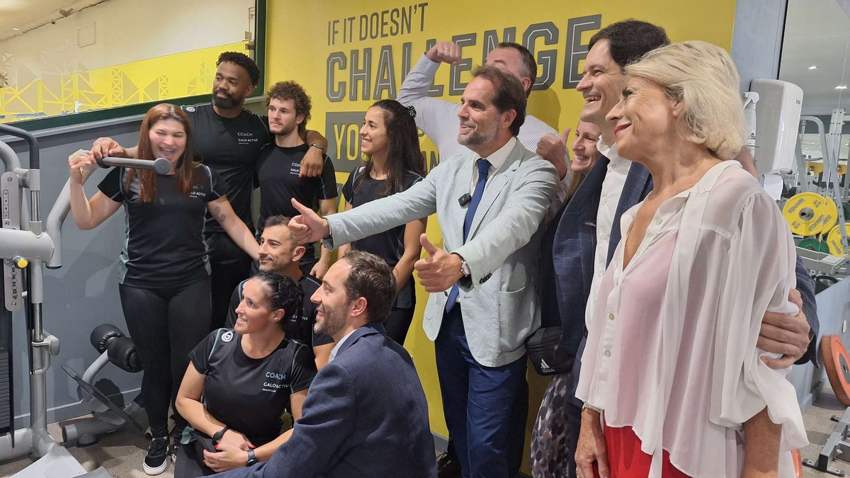 Albuquerque esteve presente na cerimónia de apresentação da nova imagem e, simultaneamente, comemorativa dos 25 anos do Galo Active Health Club.