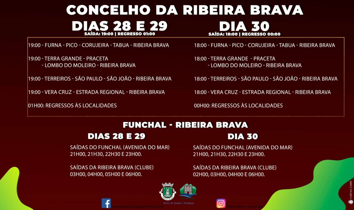 Verifique os horários disponíveis.