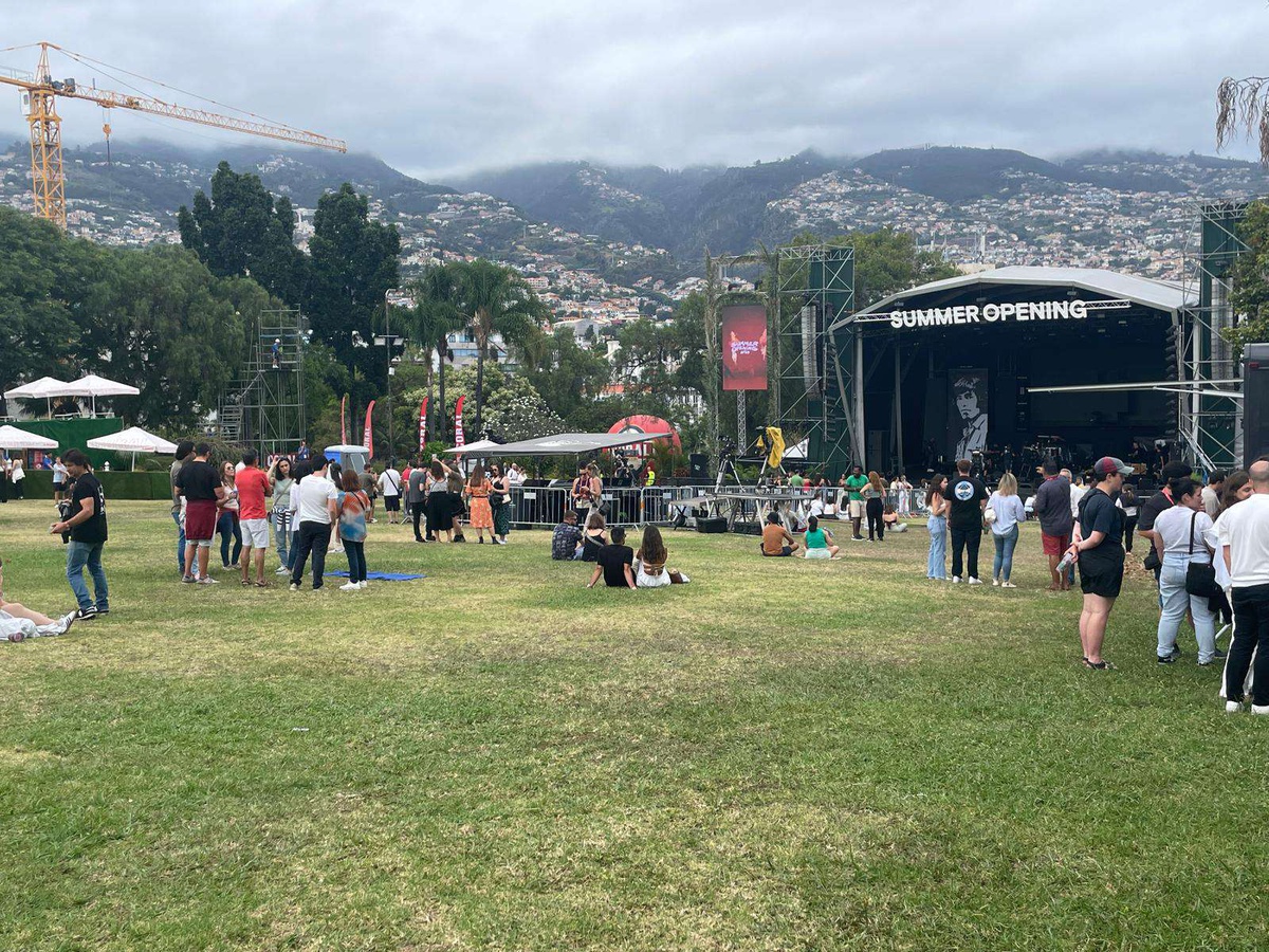 Parque de Santa Catarina começa a se compor para mais um grande festival.