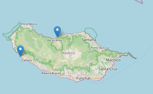 Na Madeira, São Vicente passou a constar da lista, juntamente com a Calheta.&nbsp;