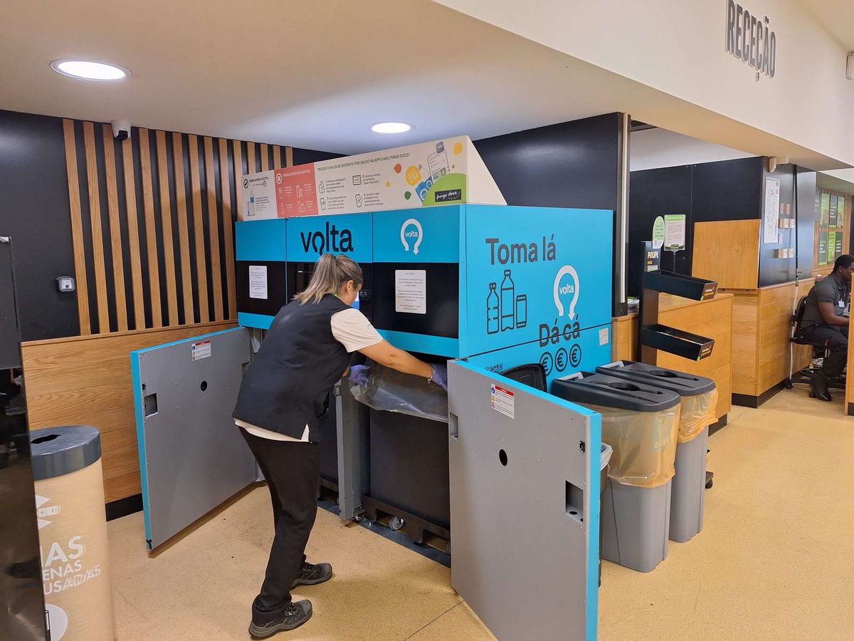 Um dos objectivos do sistema Volta é aumentar a taxa de reciclagem.&nbsp;