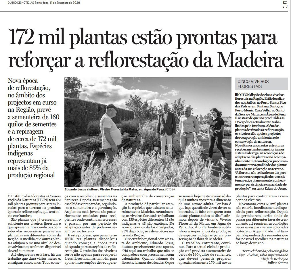 Notícia publicada pelo DIÁRIO no dia 11 de Setembro.&nbsp;