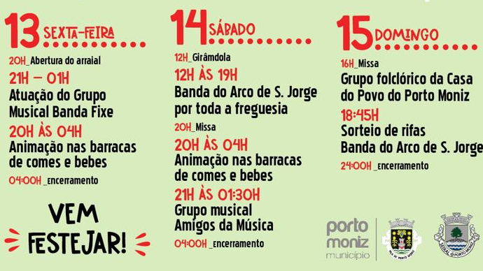 Como a festa foi antecipada, o panelo no Chão da Ribeira realiza-se no próximo fim-de-semana.