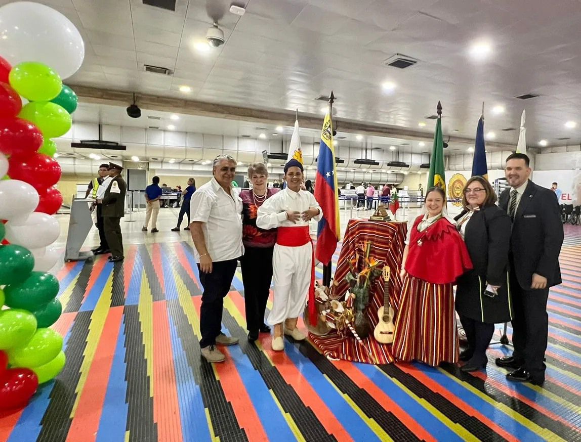 Fotografia tirada à partida de Caracas.&nbsp; Foto DR