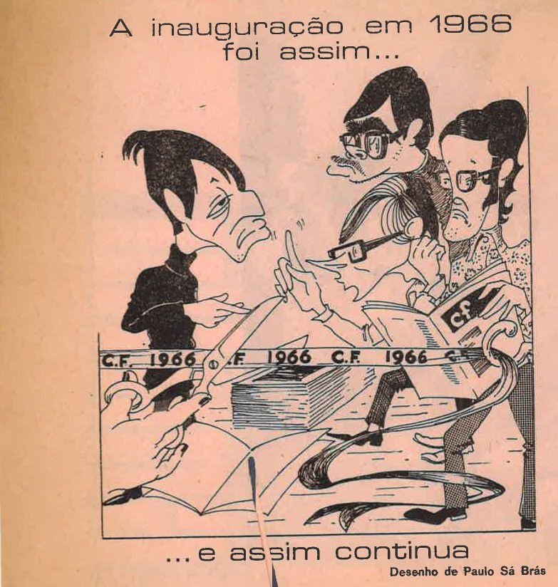 Exemplo de um cartoon publicado no 'Comércio do Funchal'.&nbsp;