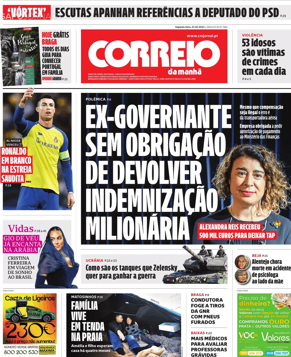 Fora-de-jogo: Capas: O mercado em Alvalade, o regresso de Guedes ao Benfica  e Conceição ao ataque do trono do Rei Artur