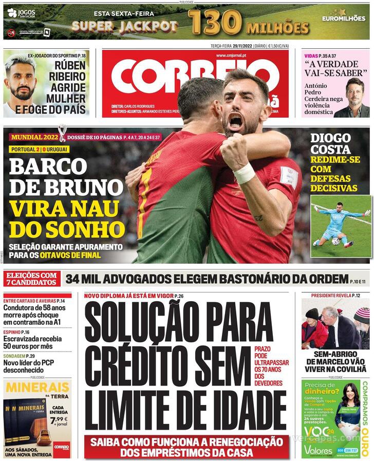 Agora vai jogar o advogado - Uruguai - Jornal Record