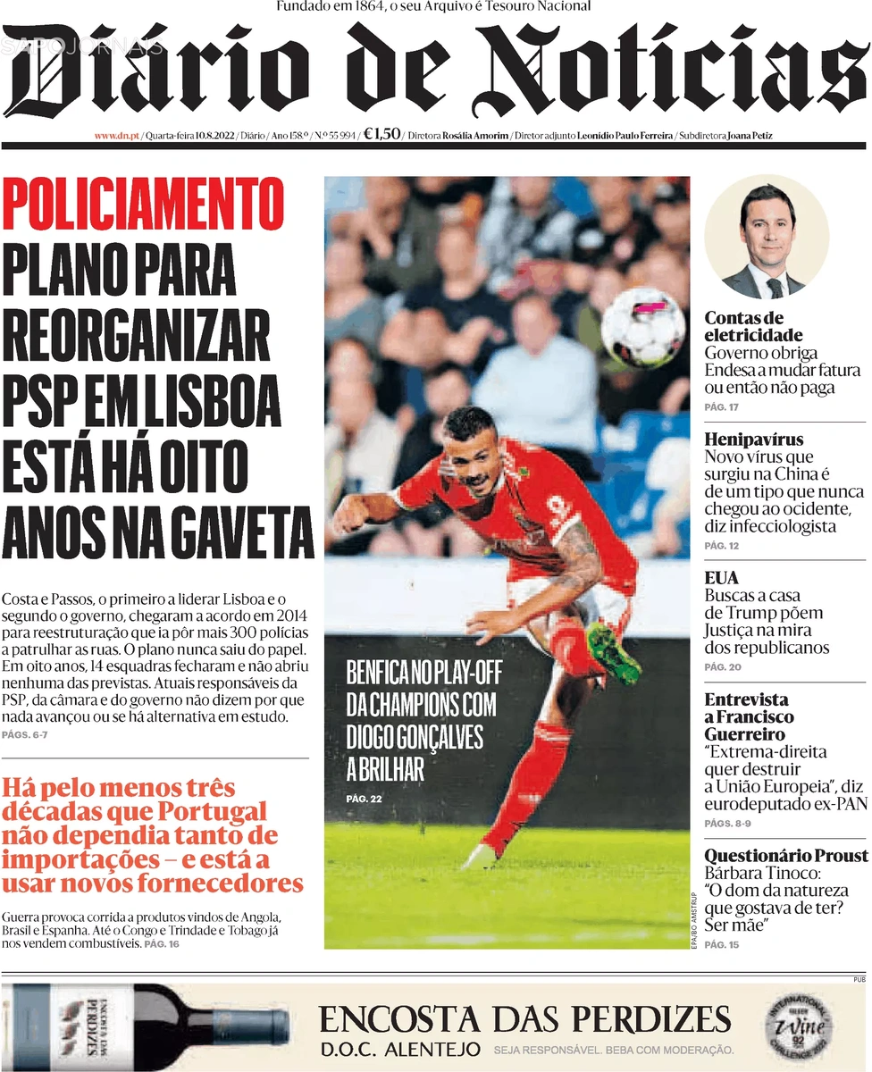 Liga NOS de volta: conheça aqui as novas regras da PSP para os jogos de  futebol - Futebol - Jornal Record