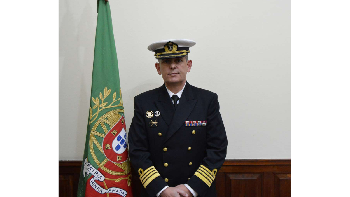 O comandante da zona marítima, Rui Manuel Rodrigues Teixeira.