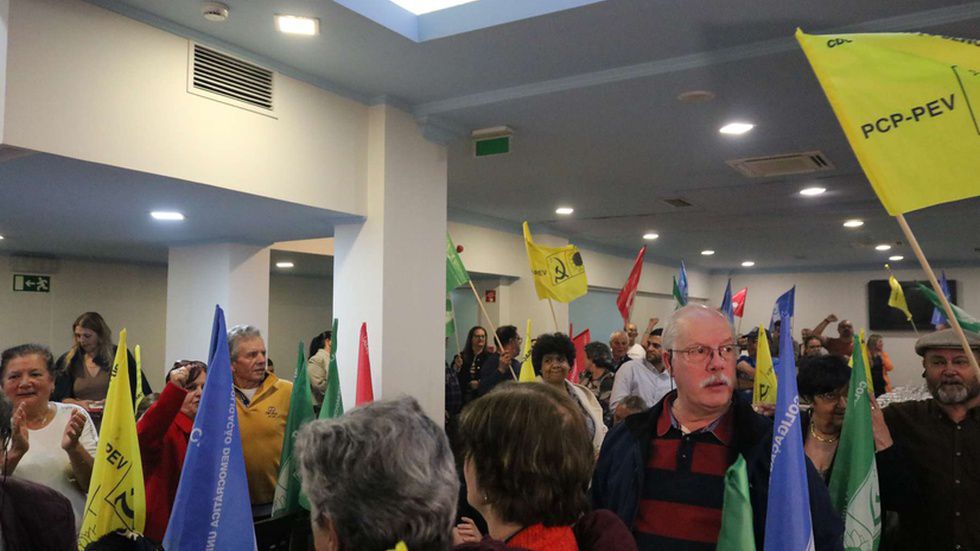 O jantar-comício com cerca de 200 pessoas foi uma das acções de campanha com maior participação.