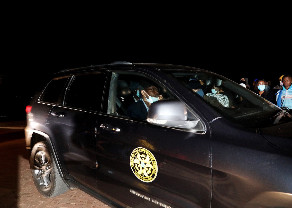 Detenção do ex-presidente sul-africano, Jacob Zuma. Foto EPA/STR