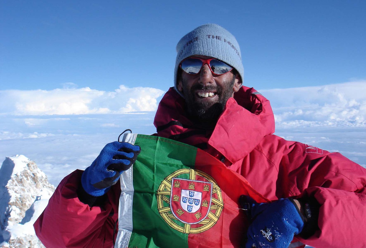 O alpinista português João Garcia.&nbsp;