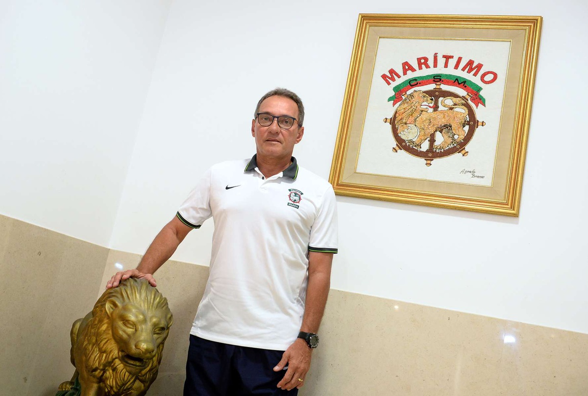 Paulo César Gusmão teve a passagem mais rápida pelo Marítimo: 2 meses e 18 dias.
