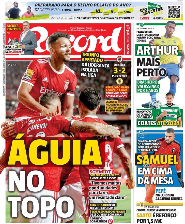 Baliza aberta tem sido pecado - Benfica - Jornal Record