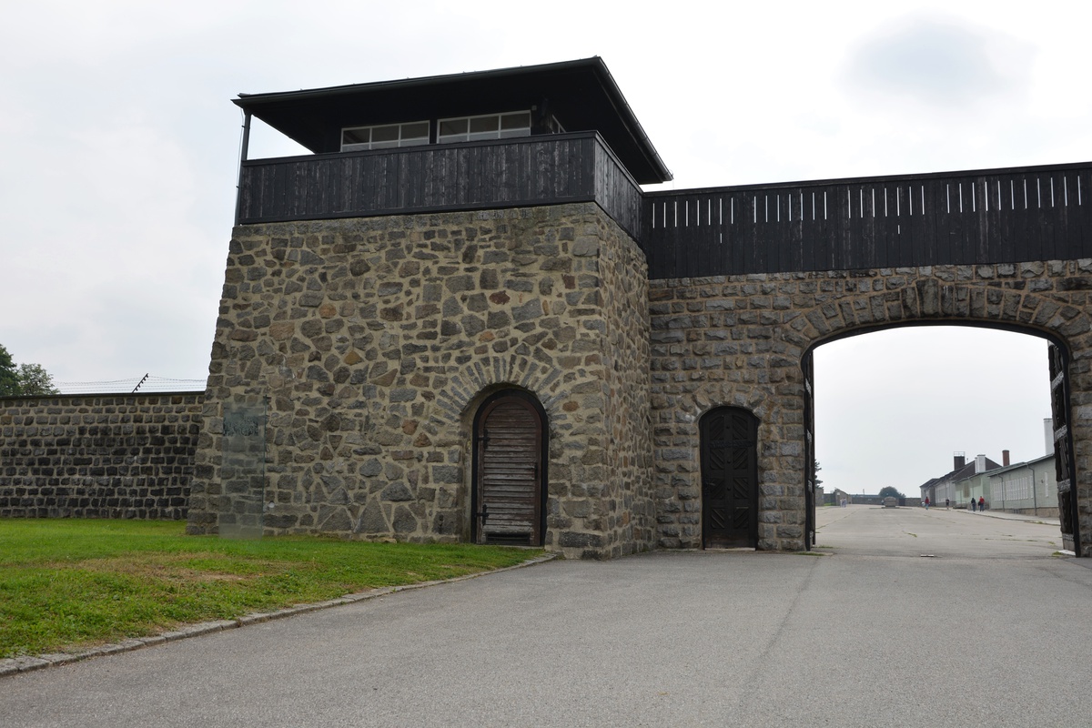Campo de concentração de Mauthausen, na Áustria.