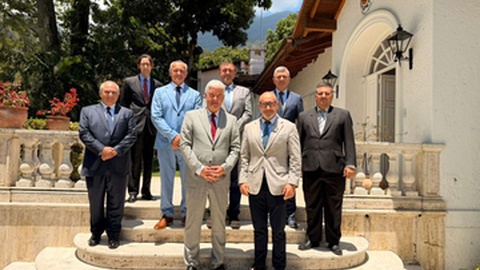Sancho Gomes, director regional das das Comunidades e Cooperação Externa, está de visita à Venezuela.