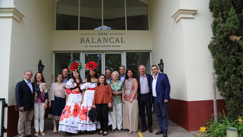 Edição de 2023 arrancou hoje com o habitual cocktail de boas-vindas aos participantes. Fotos&nbsp;Clube Palheiro Golfe