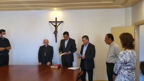 O cónego Manuel Martins tomou posse a 4 de Setembro de 2020.