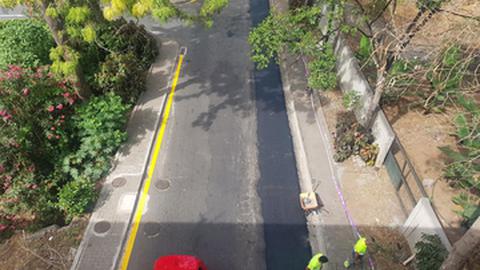 Estado actual da Rua da Praia Formosa&nbsp;