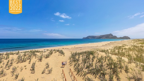 &nbsp;Praia do Porto Santo foi eleita a 'Melhor Praia da Europa em 2022'