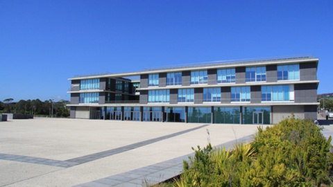 E vento irá decorrer essencialmente neste edifício na cidade de Lagoa. Foto DR/Nonagon - Parque de Ciência e Tecnologia de São Miguel