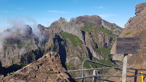 Regiões montanhosas da Madeira