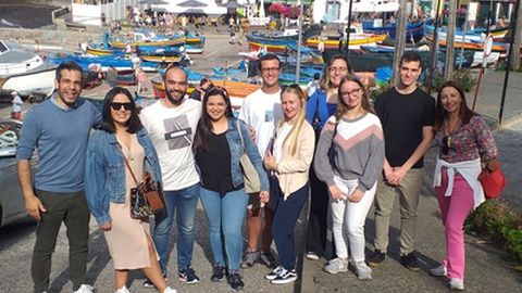 A visita envolve uma dezena de alunos e docentes.&nbsp;