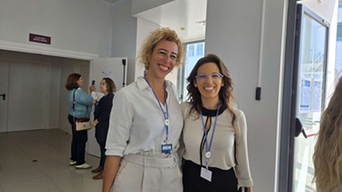 Joana Vieira (esquerda) e Frederica Passos (direita) foram oradoras convidadas