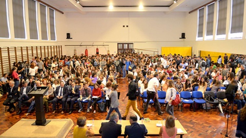 Todos os anos, a ESFF assinala o Dia da Escola com homenagens e reconhecimentos.&nbsp; &nbsp;Foto Arquivo/Rui Silva/Aspress