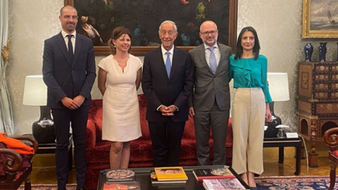 O Presidente da República recebeu a Ordem dos Psicólogos, em audiência, no Palácio de Belém, em Maio último