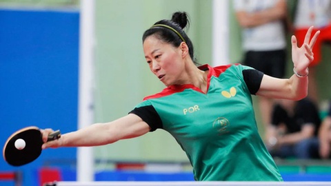 A mesatenista radicada na madeira, Fu Yu