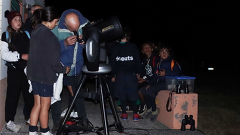 Na noite de sábado foi realizada uma actividade pela Associação de Astronomia da Madeira. Foto DR/AAM