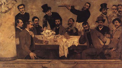 O Grupo do Leão, Columbano Bordalo Pinheiro, 1885