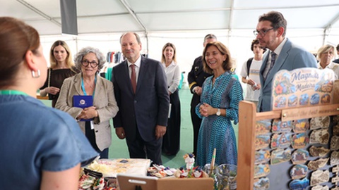 Paula Margarido teve a companhia do&nbsp;secretário de Estado Adjunto e do Trabalho, Adriano Rafael Moreira, na visita à Feira do Empreendedorismo da Madeira.&nbsp;