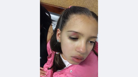 Os pais da criança autorizaram a divulgação da imagem