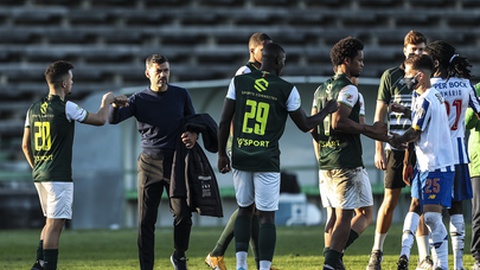 Há duas épocas o clube voltou ao passado ao defrontar o FC Porto para a Taça de Portugal.&nbsp; &nbsp;Foto Arquivo/Carlos Costa/Global Imagens