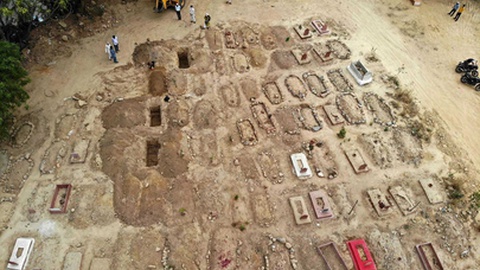 &nbsp;índia, o país com maior número de novas mortes.