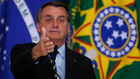 Presidente do Brasil, Jair Bolsonaro. Foto Sergio Lima/AFP